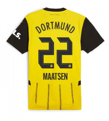 Borussia Dortmund Ian Maatsen #22 Hjemmebanetrøje 2024-25 Kort ærmer